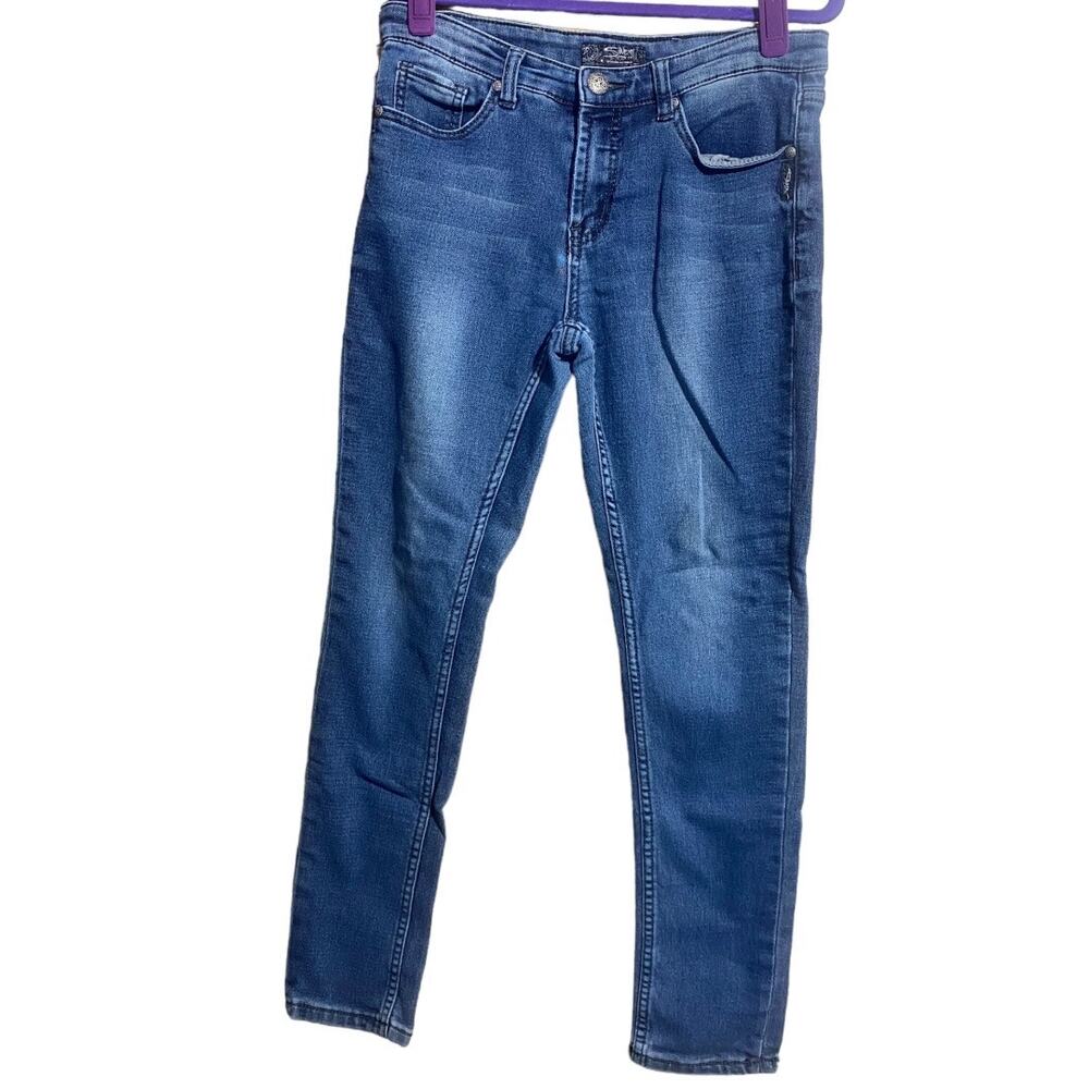 Silver Jeans Sasha skinny dark wash adjustable waist jeans girls 16